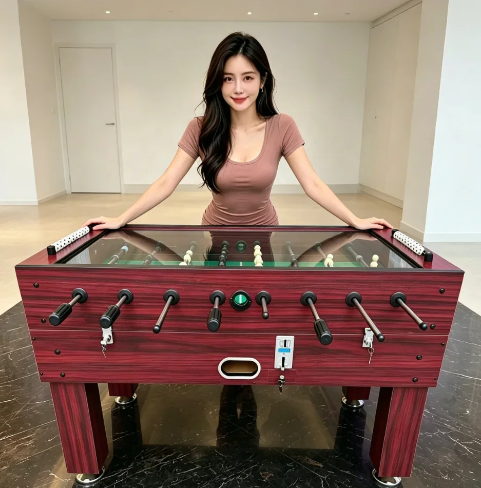 Foosball Table Commercial - Coin Operated Foosball Table, Indoor Soccer
