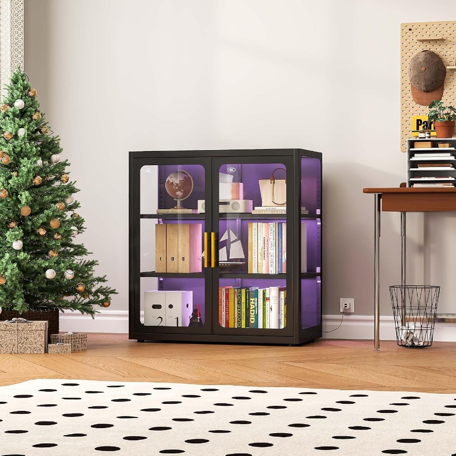 Glass Cabinet Display - Display Cabinet with Glass Doors and