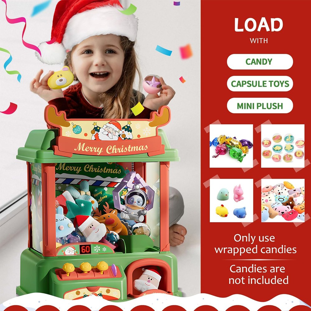 Christmas Claw Machine For Kid - đánh giá và giá Arcade Vending Machines