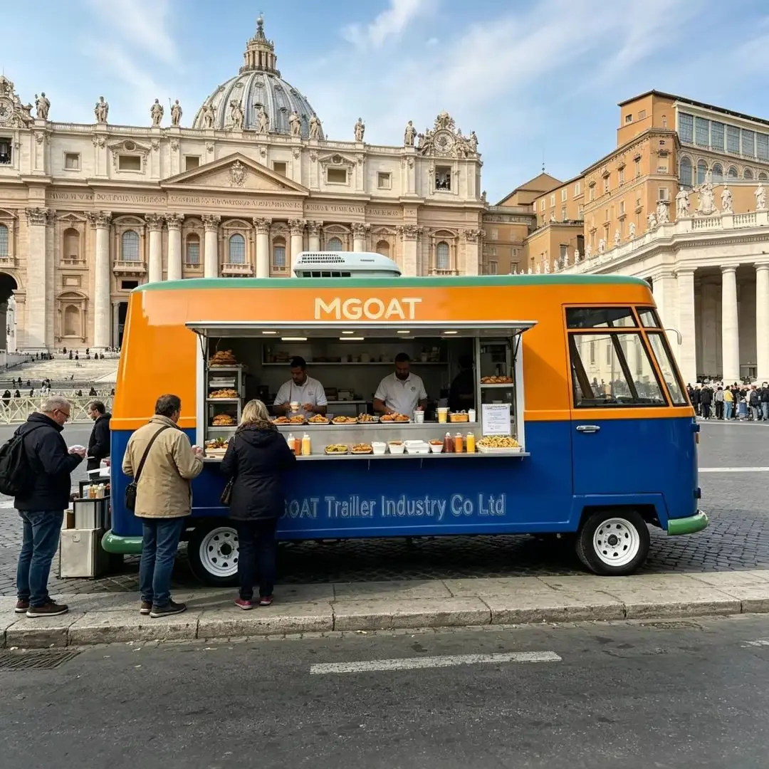 Commercial Mobile Food Van wit - đánh giá và giá Hot Dog Vending Cart