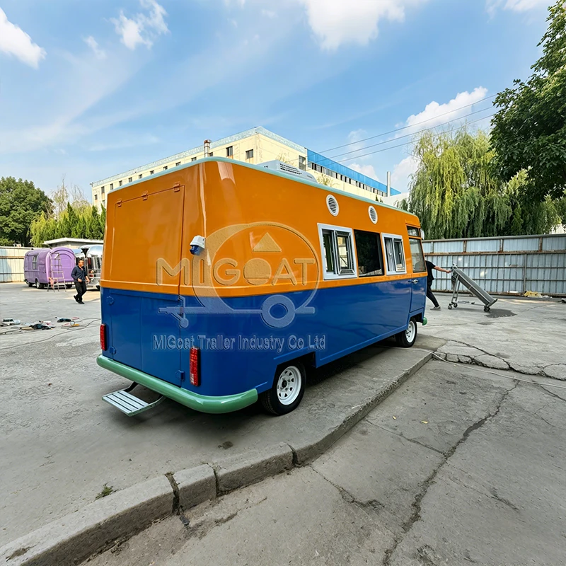 Commercial Mobile Food Van wit - đánh giá và giá Hot Dog Vending Cart