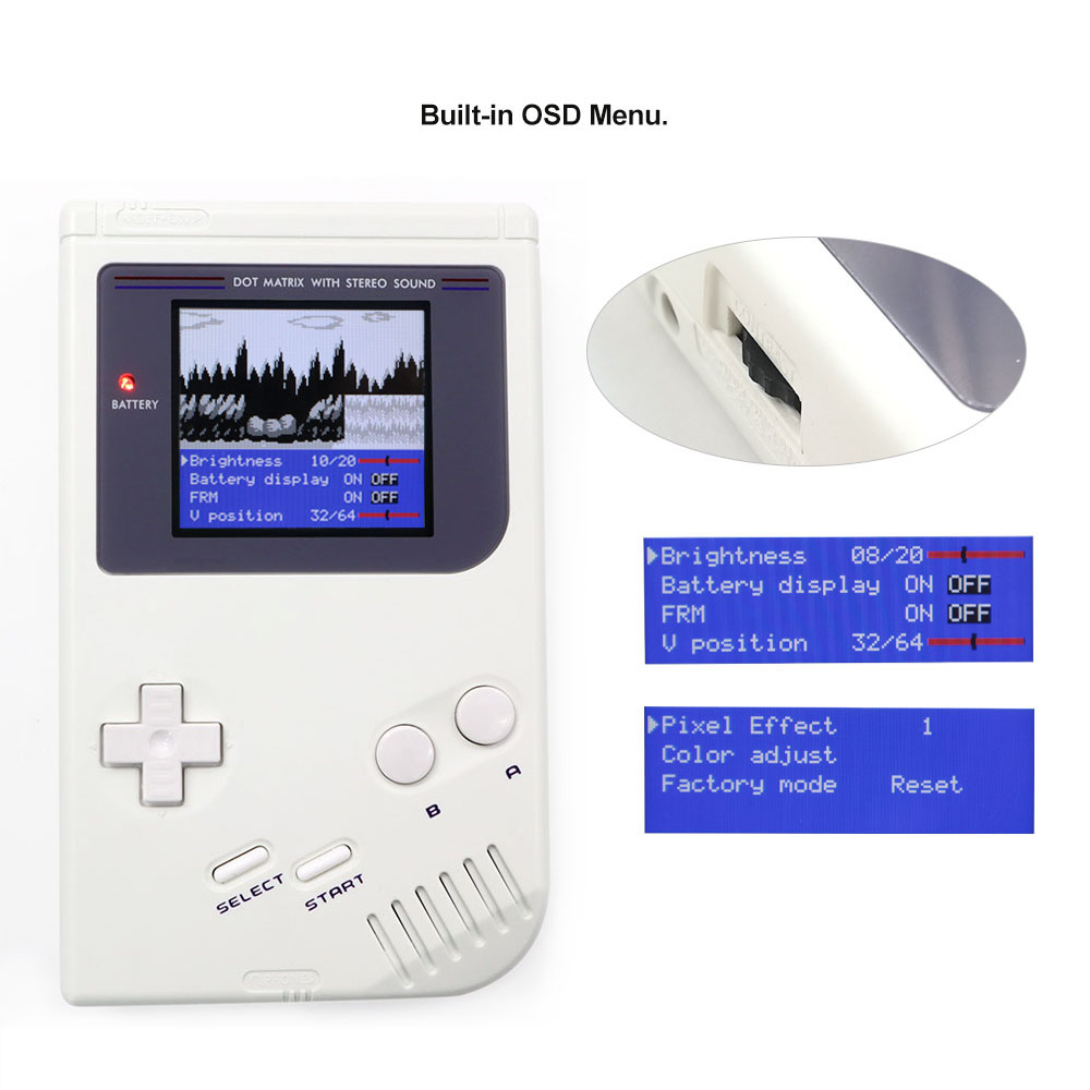 For Game Boy DMG GB DMG V5 Ult - đánh giá và giá Lcd Screen Arcade
