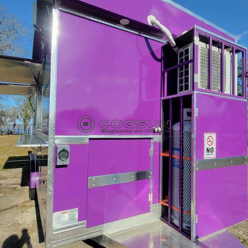 COGSUN Mobile Fast Food Track  - đánh giá và giá Hot Dog Vending Cart