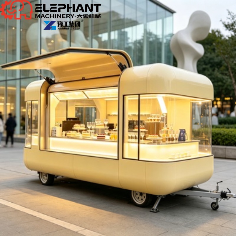 Commercial Mobile Food Trailer - đánh giá và giá Hot Dog Vending Cart