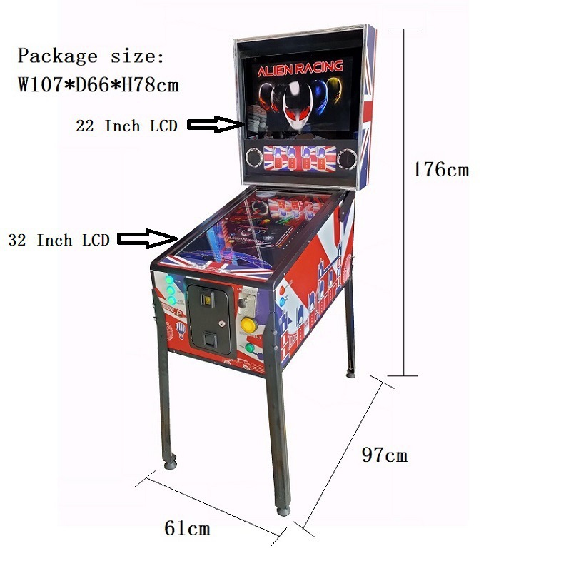 Three-screen virtual pachinko  - đánh giá và giá Lcd Screen Arcade