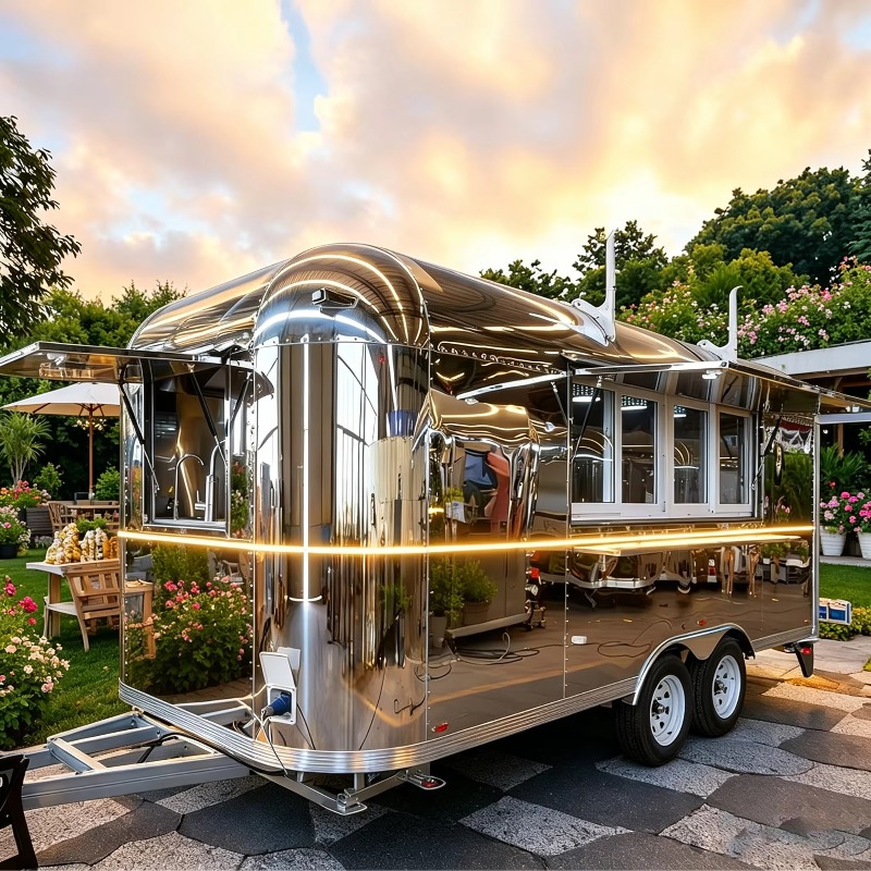 Fully Equipped Mobile Food Tru - đánh giá và giá Hot Dog Vending Cart