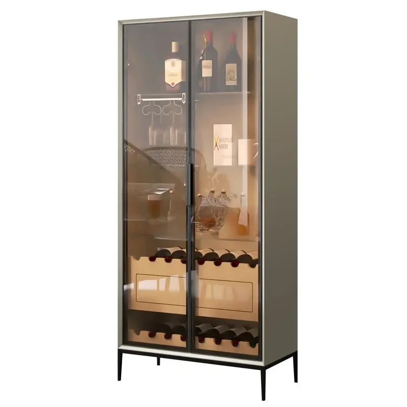 DSA minimalist glass door wine - đánh giá và giá Glass Cabinet Display