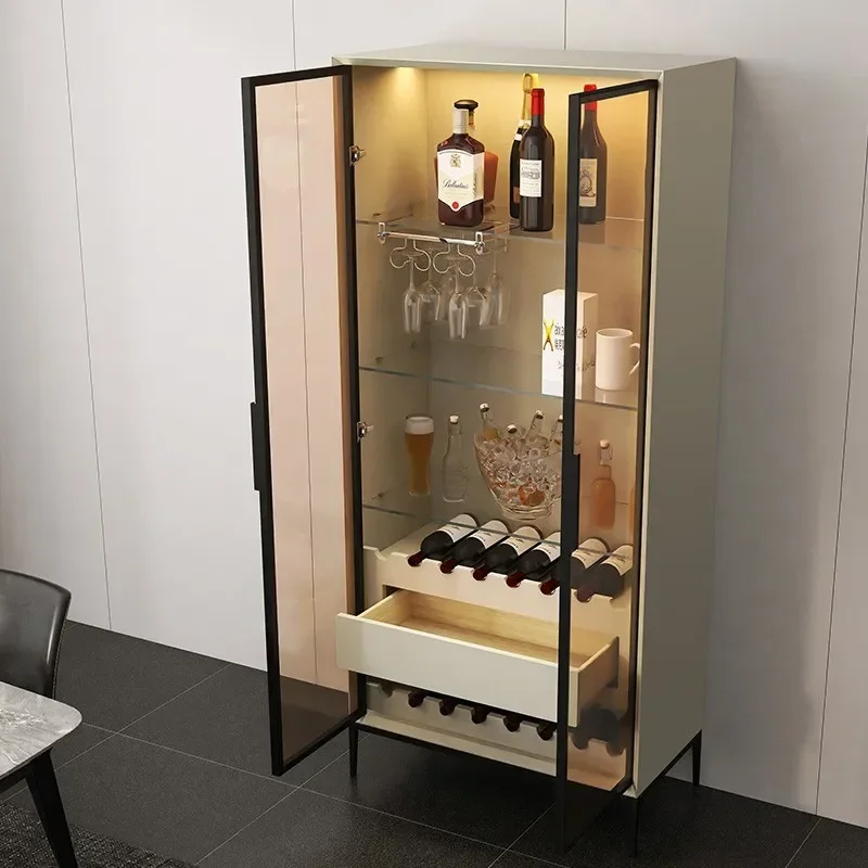 DSA minimalist glass door wine - đánh giá và giá Glass Cabinet Display